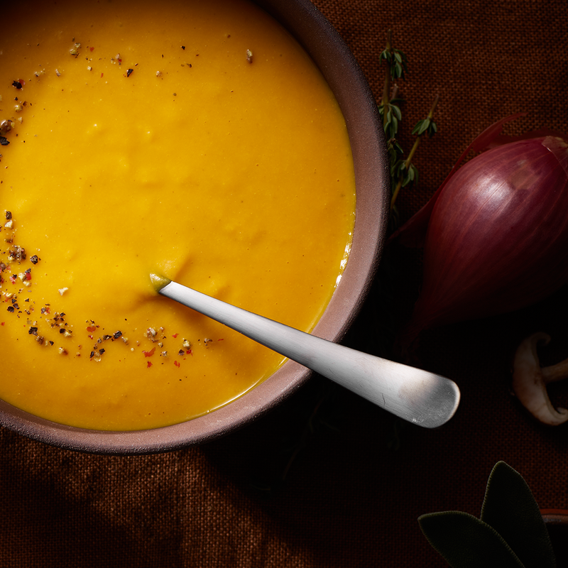 Coconut Red Curry Squash Soup