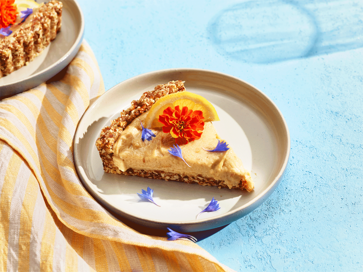 No Bake Lemon Cashew Pie