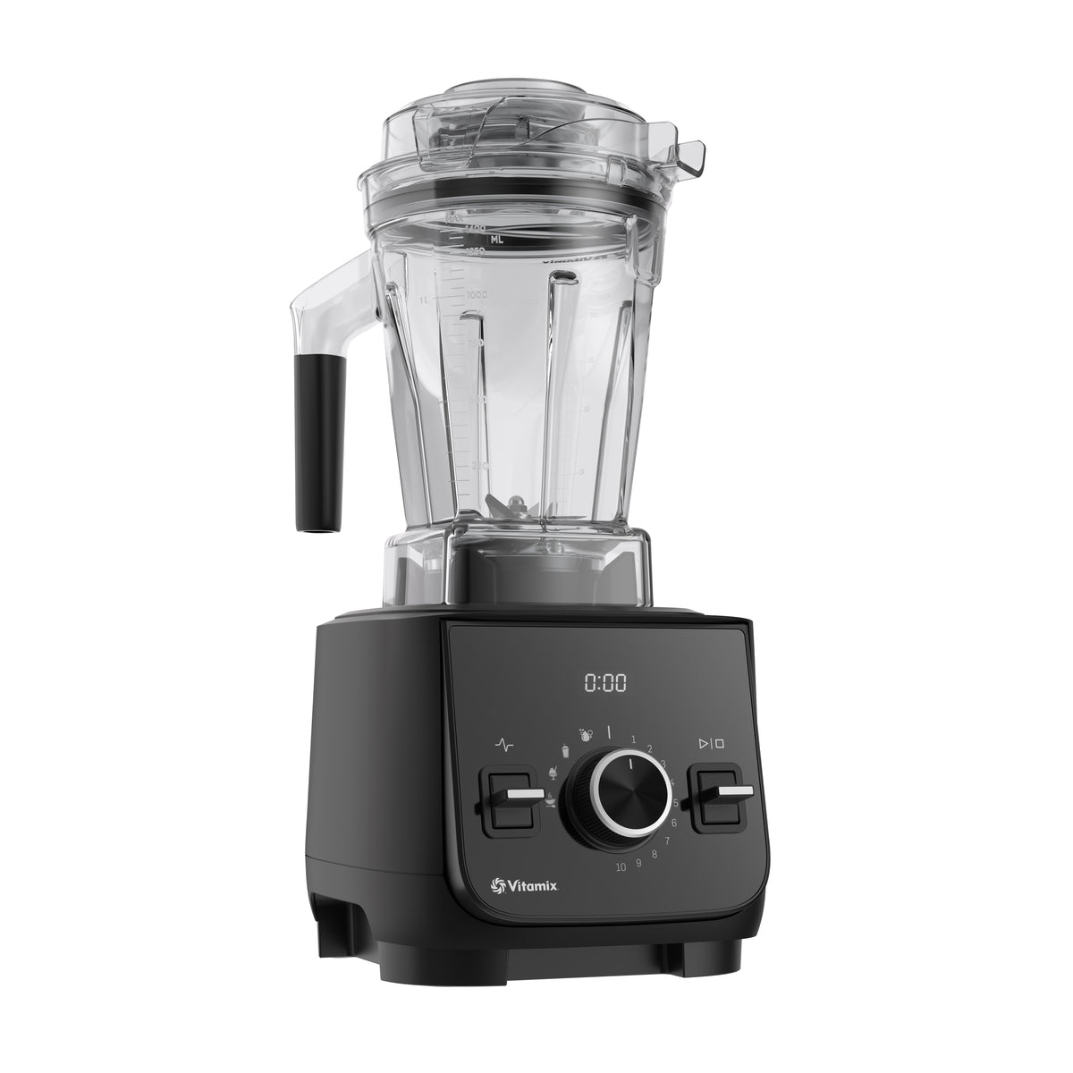 Black Vitamix X2 blender on a white background