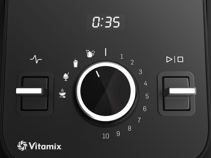Close up of an Ascent X2 Vitamix blender control panel