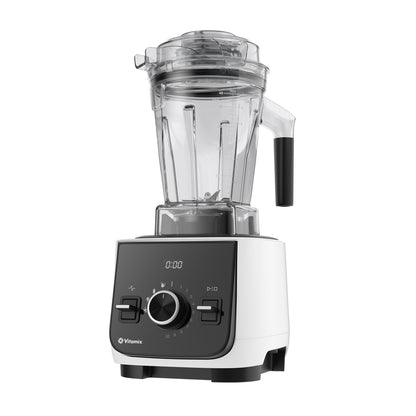 White Ascent X2 blender with clear container on a white background