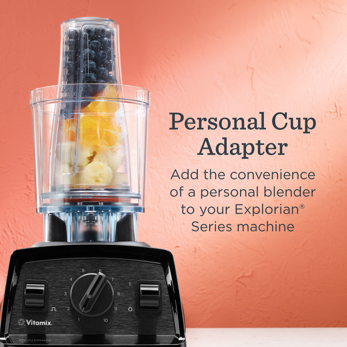 Personal Cup Adapter, Two 600ml Cups & Two Lids